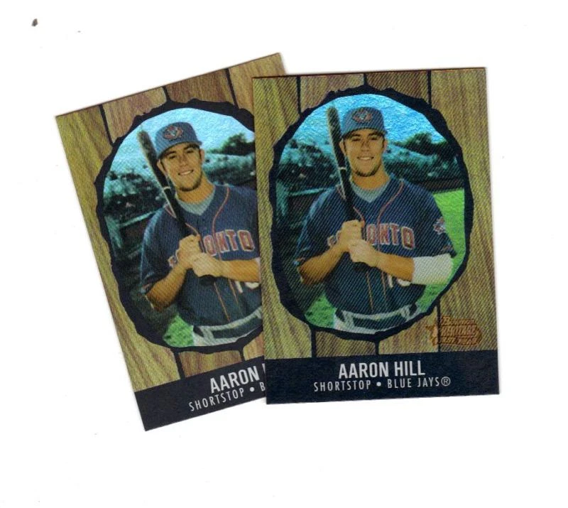 2003 Bowman Heritage Aaron Hill rookie card lot RC #272 - Image 1 of 1