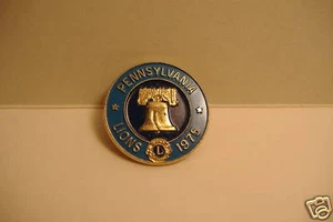 ~PENNSYLVANIA LIONS 1975~ LIBERTY BELL PIN~ - Picture 1 of 1