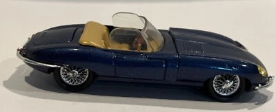 ELIGOR Jaguar Tipo E Roadster 1:43 Diecast Model Car Miniatura Azul Foto 1 de 4