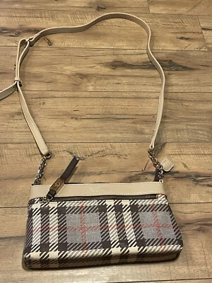 Spartina 449 Plaid  Crossbody PURSE/BAG ~ Adjustable Strap - Image 1 of 4