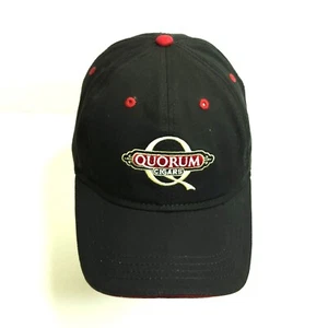 Quorum Cigars Black Baseball Cap Hat Adjustable One Size Fits All JC Newman Mens - Picture 1 of 9