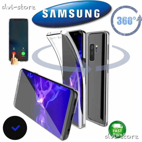 Custodia per Samsung GALAXY S9 / PLUS Cover Fronte Retro 360° Full Body Silicone - Immagine 1 di 1