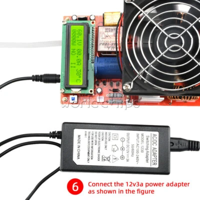 ZVS 2000W High-Voltage Induction Heater Module Flyback Driver Heating Module Kit - Image 1 of 4