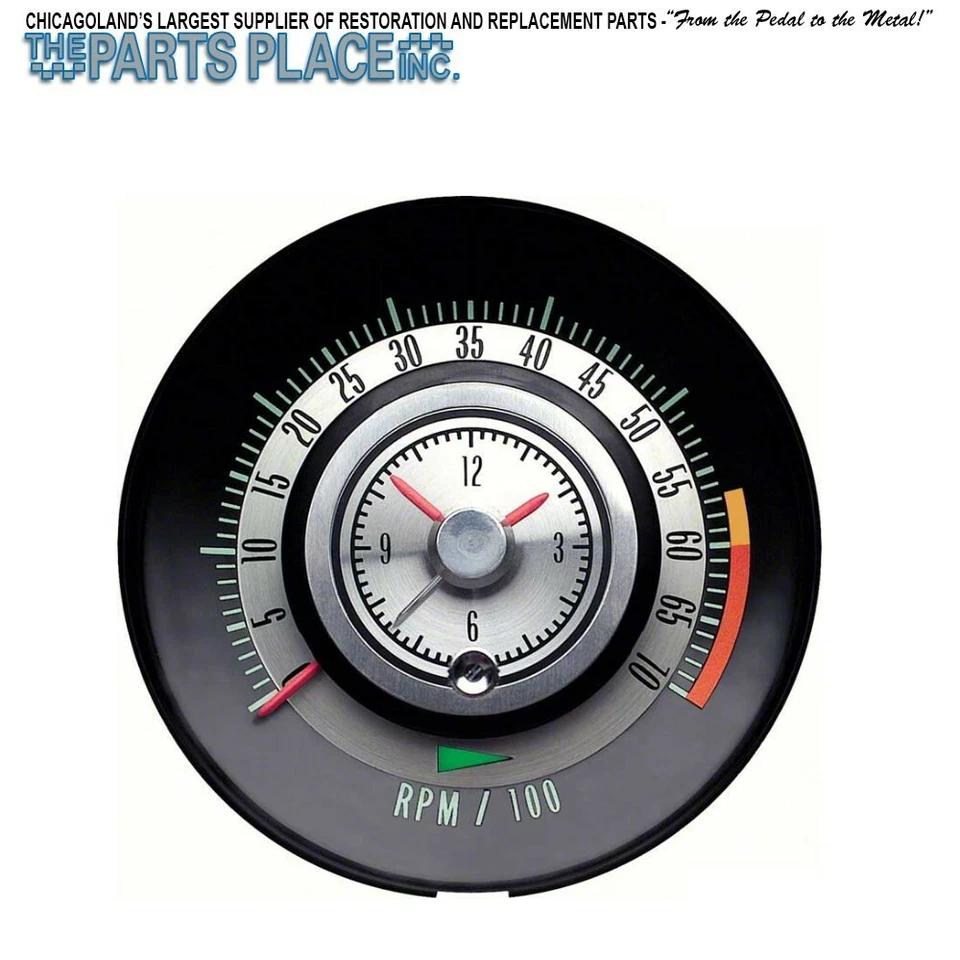 Chevrolet Camaro Z28 1968/SS/396 Tic Tock tacómetro velocímetro - 6000 rpm - nuevo Foto 1 de 1