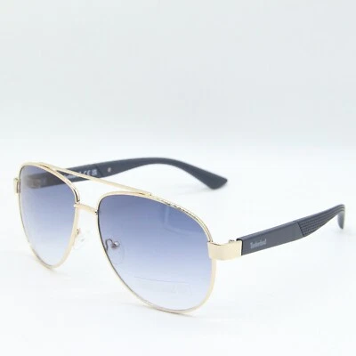 全新 TIMBERLAND TB 7258 32W 金色 黑色 正品 太阳镜 60-14 — 第 1/3 张图片