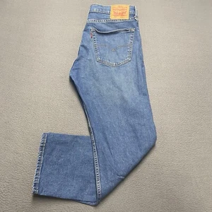Levi’s 505 Jeans Mens 36x30 Blue Denim Straight Leg Regular Grunge Retro USA - Picture 1 of 12
