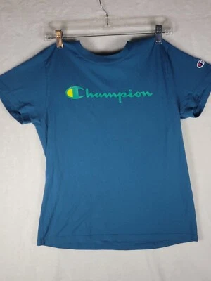 Champion Girls Graphic Short Sleeve T-Shirt Turqoise Size 14-16 - Image 1 of 4