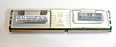 SAMSUNG 2GB 2RX4 PC2-5300F - 555 -11-E0 M395T5750EZ4-CE65 0839 - Image 1 of 4