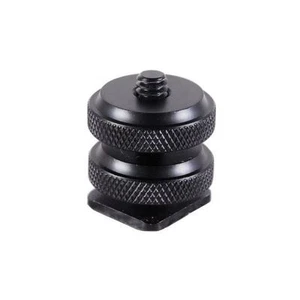 Kaavie IS-J Dual Nuts Hot Shoe Adapter with 1/4" Camera Screw for GPS,Microphon - Picture 1 of 3