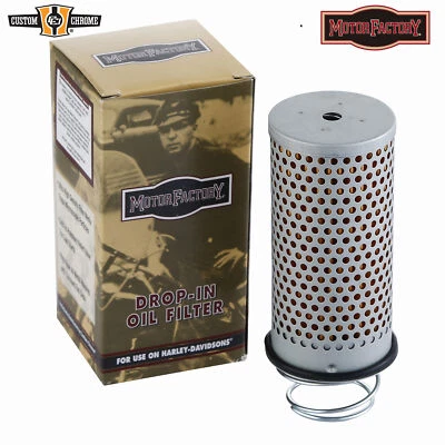 Filtro de aceite Drop-In compatible con filtros en tanque Harley Davidson 53-83 Repl. 63840-53 Foto 1 de 4