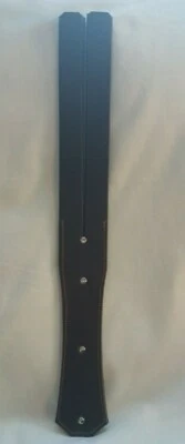 ANITA'S FLOWERS Bondage Spanking Paddle Tawse Flogger BDSM Punishment Chocolate Truffle Leather