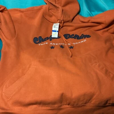 Sudadera con Capucha Pullover Denim Chaps Naranja Para Hombre Talla XL ¡NUEVA CON ETIQUETAS! Foto 1 de 4