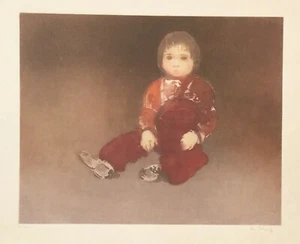 Kaiko Moti "Jeanot" Original Radierung Kunst - Bild 1 von 4