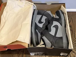1999 Vintage Nike Dunk High Le Black/Cool Grey 630335-002 Sneaker Mens Size 11.5 - Picture 1 of 12