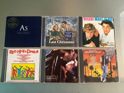 GEORGE MICHAEL 6 LOT: AS The Mixes, Wham! SEALED Last 🎄, Red Hot, Bev Cops II — 第 1/4 张图片