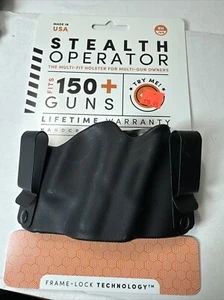 Stealth Operator Compact IWB Inside Waistband Pistol Holster Black Right Handed - Picture 1 of 4