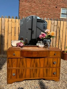 Vintage 1930s/40s Dressing Table with Mirror and Drawers. Delivery option - Picture 1 of 11