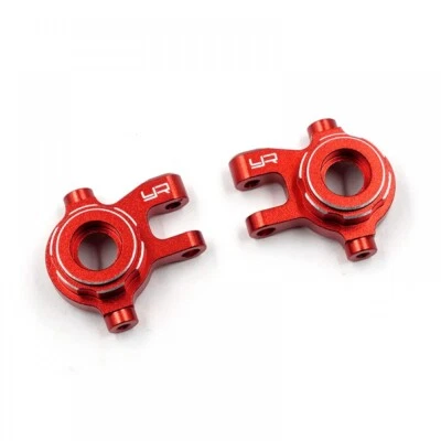 Yeah Racing TR4M-014RD Aluminum Steering Knuckle (2pcs) Red for Traxxas TRX-4M - Image 1 of 3