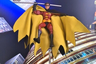 定制 DC Collectibles Universe Robin CAPE COWL 蝙蝠侠 1:12 非人偶 — 第 1/3 张图片