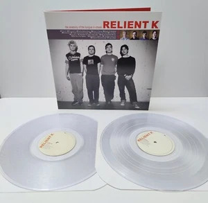 Relient K Anatomy Of The Tongue In Cheek CLEAR COLOR Vinyl 2xLP, NM - Picture 1 of 5