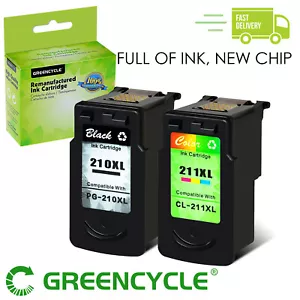 Cartucho de tinta compatible PARA Canon PG-210XL CL-211XL iP2700 MP250 MP280 MP495 - Imagen 1 de 15