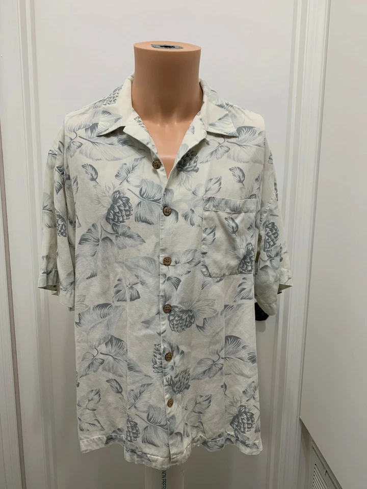 Camisa Hawaiana Monterey Club Hombre Botón Grande Tropical Foto 1 de 4