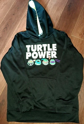 LIQUIDACIÓN - TMNT Nickelodeon Turtle Power Sudadera con Capucha Niños Talla Grande 10/12 Foto 1 de 3