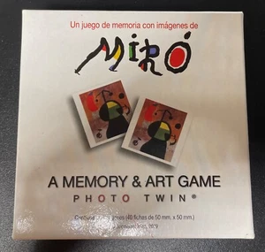 Joan Miró’s Miro Memory Art Game Photo Twin Complete Museum Paintings Complete - Picture 1 of 6