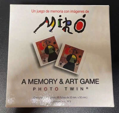 Joan Miró’s Miro Memory Art Game Photo Twin Complete Museum Paintings Complete - Image 1 of 4