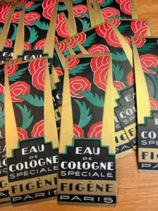 LOT 30 ETIQUETTES / FIGENE GRASSE/RARE/  EAU COLOGNE  /LABELS OLD PARFUM/F 12 - Picture 1 of 3