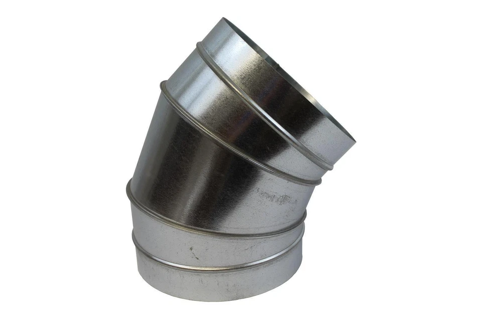 SONSTIGE Bogen 45° NW 250mm, Wickelfalzrohr, Lüftung Rohr, Formteil