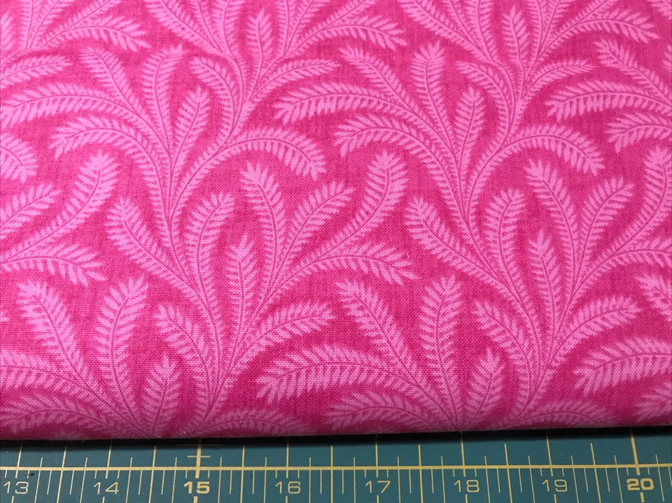 Tela rosa brillante fluida tonal 100 % algodón vendida por yarda #539 Foto 1 de 1