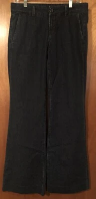 J Brand Selina Wide Leg Trouser Jeans Obsidian Size 28 100% Cotton USA Made - Image 1 of 4