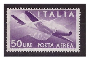 POSTA AEREA DEMOCRATICA  1957  - LIRE 50  STELLE  NUOVO ** MNH - Picture 1 of 1