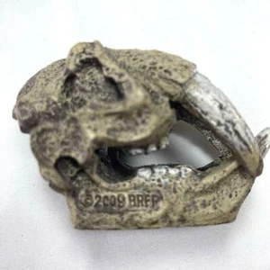 Top Fin Small Sabertooth Tiger Skull Aquarium Decoration - Picture 1 of 10