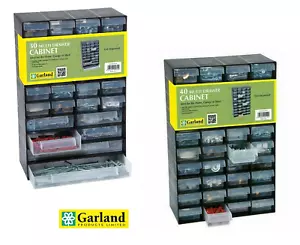 MULTI STORAGE DRAWER CABINET UNIT HOME GARAGE NAIL SCREW CRAFT BITS ORGANISER - Picture 1 of 8