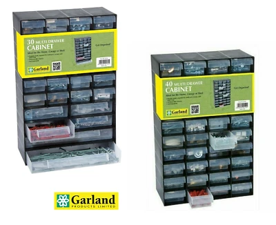 MULTI STORAGE DRAWER CABINET UNIT HOME GARAGE NAIL SCREW CRAFT BITS ORGANISER - Image 1 of 4