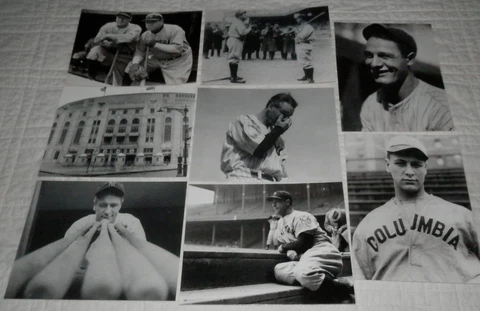 Lou Gehrig New York Yankees Postcard Set of 8 ct Yankee Stadium Gehrig Day etc Cover