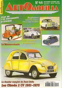AUTOMOBILIA 46 2CV 1951 1975 MESSERSCHMITT KR ARMSTRONG SIDDELEY JUVAQUATRE - Bild 1 von 2