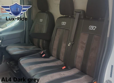 Ford Transit Custom 2016 - 2023 Art. FUNDAS DE ASIENTO A MEDIDA DE CUERO Y ALICANTE Foto 1 de 4