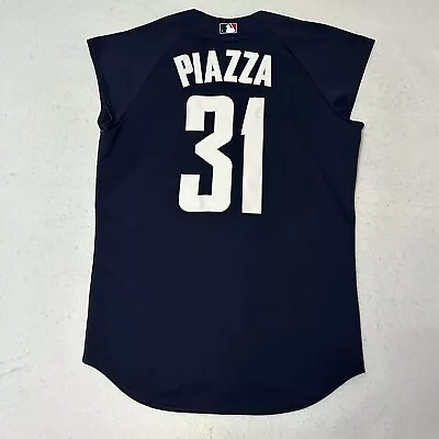 Vintage Authentic Mike Piazza 2000 All Star Jersey New York Mets Atlanta Mens XL - Image 1 of 4