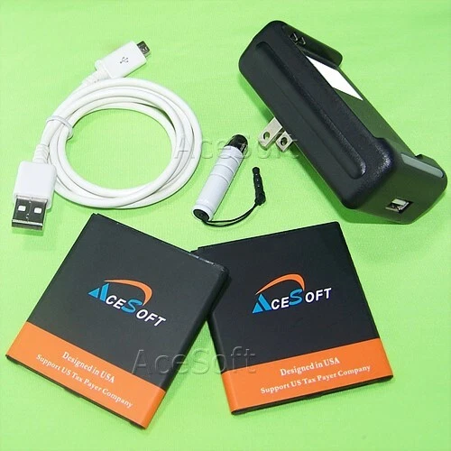 Cable Cargador Batería Extra 2 x4600mAh Para AT&T Samsung Galaxy J2 Shine SM-J260A Foto 1 de 1
