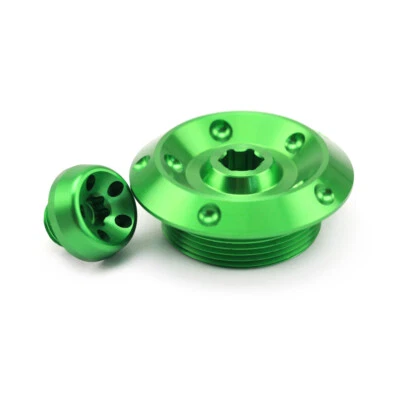 Tornillos de llenado de aceite de cubierta de tornillo de protección del motor para KAWASAKI NINJA 650/R ER 6N/ER4F  Foto 1 de 2