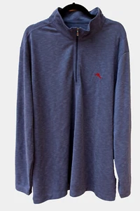 Tommy Bahama Golf Pullover 1/4 Zip Gr. XXXL Blue Ocean Deep - Neu mit Etikett - Bild 1 von 4