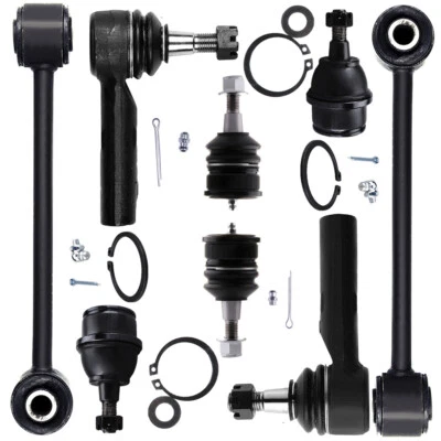 Front Tie Rod End Ball Joints Steering Sway Bar For Jeep Commander 2006-2010 - Image 1 of 4