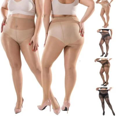 Mujeres Sexy Pantimedias Cintura Alta Medias Transparentes Talla Grande Medias Muslo Calcetines EE. UU. Foto 1 de 4