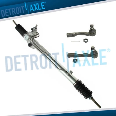 Power Steering Rack and Pinion + Outer Tie Rods for 03-06 Toyota Sequoia Tundra - Image 1 of 4