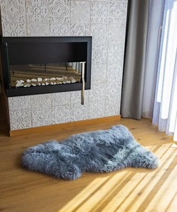 Vera Pelli di Pecora Morbida, Tappeto Pelliccia, Naturale Pelle di Agnello - Zdjęcie 1 z 10