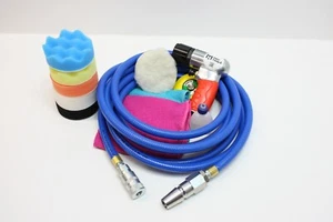 Truck Air Polisher Kit 5 Metre Blue Hose Artic Hgv Truck Daf Scania Volvo Merc - Picture 1 of 4