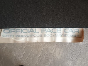 1984 Pontiac Fiero Indy 500 Pace Car Decals & Stripes Graphics windshield & door - Picture 1 of 5